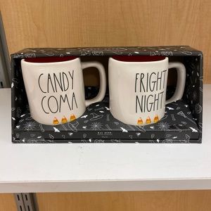 Rae Dunn Halloween mug set